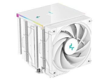 DEEPCOOL Hladilnik za procesor AK620 DIGITAL, ARGB, 2x 120mm, 260W TDP, bel