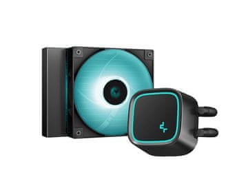 DEEPCOOL Komplet za tekočinsko hlajenje AIO Liquid Cooler LE300 Marrs, 120mm, LED, črn
