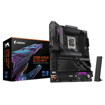 Gigabyte Z890 AORUS ELITE WIFI7, DDR5, SATA3, USB4, DP, 2.5GbE, WIFI 7, LGA1851 ATX