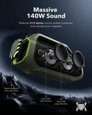 Anker Soundcore BOOM 2 Plus prenosni Bluetooth zvočnik, zelen