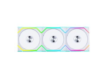 Lian Li Ventilator za ohišje Lian Li UNI FAN SL Wireless 120 Reverse Blade ARGB PWM 120mm, 3 Pack + Kontroler, bel