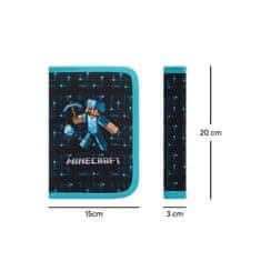 BAAGL Šolski svinčnik enonivojski Minecraft Blue Axe