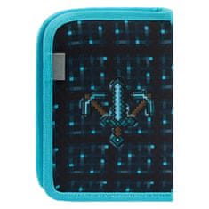 BAAGL Šolski svinčnik enonivojski Minecraft Blue Axe