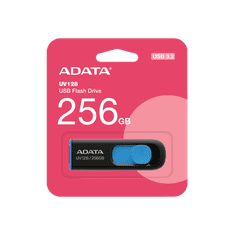 A-Data UV128 USB ključek, 256GB, USB 3.2, črno-moder (AUV128-256G-RBE)