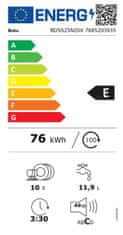 Beko vgradni pomivalni stroj BDSS25N20X