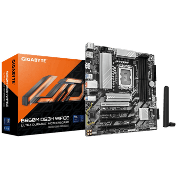 Gigabyte B860M DS3H WIFI6E, DDR5, SATA3, USB3.2Gen2, DP, WiFi 6E, LGA1851 mATX