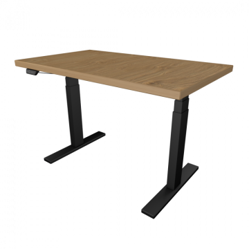 UVI UVI Desk črni okvir z namizno ploščo (naravni hrast)