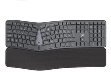 Ewent Tipkovnica EW3289 Wireless Ergonomic Multi-Connect, SLO