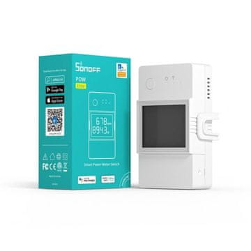 SONOFF POWR316D pametno stikalo, digitalni merilnik porabe z LCD, združljivo z Alexa/Google Home, 16A