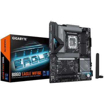 Gigabyte B860 EAGLE WIFI6E LGA1851, 4x DDR5 Wi-Fi 6E