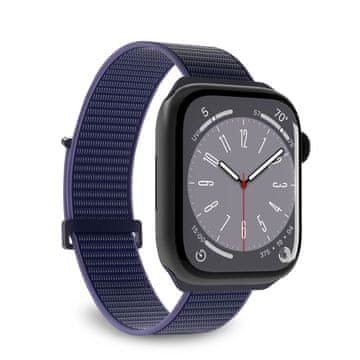 shumee PURO Nylon Sport - pašček za Apple Watch 44/45/46/49 mm (temno moder)