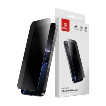 shumee Crong Privacy 3D Armor Glass - kaljeno zaščitno steklo za iPhone 17 / iPhone 17 Pro / iPhone 16 Pro