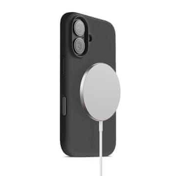 Crong Crong Color Cover Magnetic - ovitek MagSafe za iPhone 17 (črn)