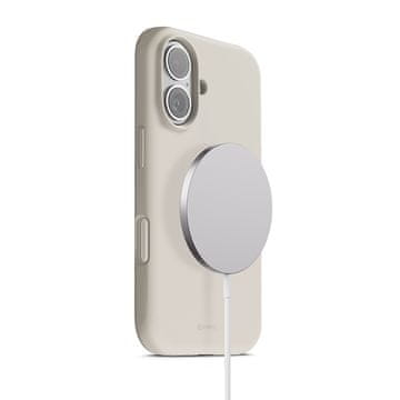 shumee Crong Color Cover Magnetic - ovitek MagSafe za iPhone 17 (kamnito bež)