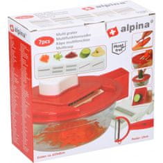 Alpina Alpina - Večnamensko strgalo s posodo + lupilnik