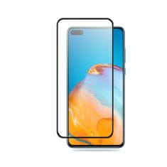 Crong Crong 3D Armor Glass - kaljeno steklo 9H za celoten zaslon Huawei P40 + montažni okvir