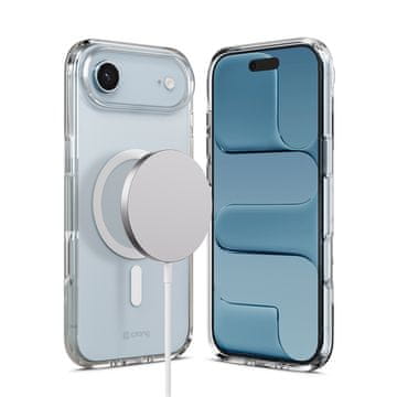 Crong Prozoren ovitek Crong MAG - ovitek MagSafe za iPhone Air (prozoren)