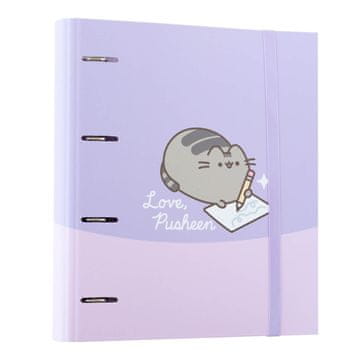 Pusheen Pusheen - mapo A4 iz kolekcije Moments (4 obročki, elastika)