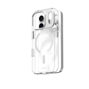 shumee Ovitek Moshi iGlaze MagSafe - iPhone 17 Pro (srebrn)