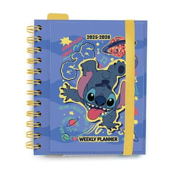 shumee Disney Stitch - Koledar / Tedenski planer A5 2025/2026