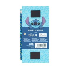 shumee Disney Stitch - Magnetni zvezek / nakupovalni seznam za hladilnik + svinčnik iz kolekcije Tropical (10 x 21 cm)