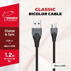 Energizer Energizer Classic - povezovalni kabel USB-A na micro USB 1,2 m (črn)