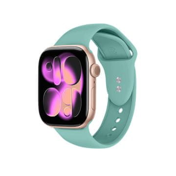 shumee Crong Liquid - pašček za Apple Watch 38/40/41/42 mm (turkizna)