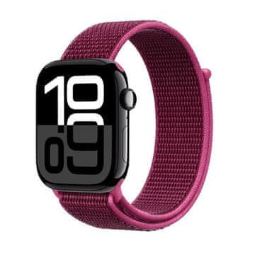 shumee Crong Nylon - športni pašček za Apple Watch 38/40/41/42 mm (magenta fuzija)