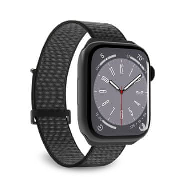 shumee PURO najlonski športni pašček - Apple Watch 38/40/41/42 mm (črn)