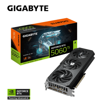 Gigabyte Grafična kartica GeForce RTX 5060 Ti Gaming OC 8G, 8GB GDDR7, PCI-E 5.0