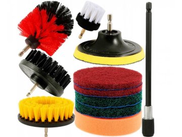 Kraft&Dele Komplet ščetk 11-delni podaljšek 1/4" KD10996