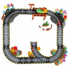 Luniks Magnetna avtomobilska dirkalna steza – 153 elementov