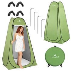 Luniks Prenosni pop-up šotor za tuš, garderobo in WC – 190 cm