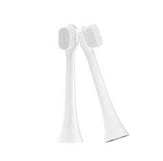 BMK Ultra fine NANO glave MINI za električne zobne ščetke Philips Sonicare, bele, 2 kosa