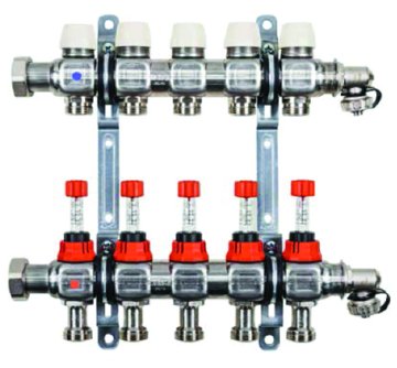 Kermi Kermi x-net 1 razdelilnik pretoka 11 KROGOGRAFSKIH KONSTRUKCIJSKA DOLŽINA 620 MM SFVT1101000