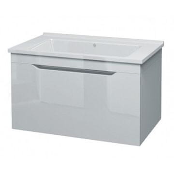 Plano Stenska omarica z umivalnikom Plano Davos NOVO 1Z 65X45X46CM BELA A0016 PR65A0016 (PR 65 01 NOVO)
