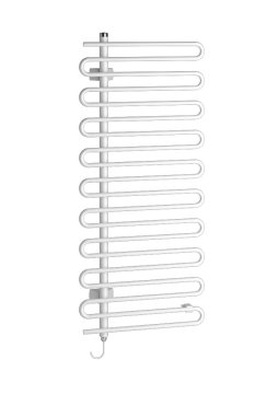 Kermi Cevni kopalniški element Kermi Icaro-E 1421X400MM BELI STEKLENI LEVI CRE1A1400402CXK