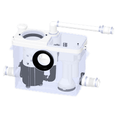 SFA - SANIBROY Črpalna naprava Saniwall Pro UP MODUL VISEČA WC ŠKOLJKA, UMIVALNIK, BIDE, RAZPRŠILEC WALLPROUPDAC