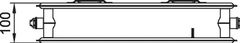 Kermi Radiator Kermi Profil Hygiene Kompakt FH 20 500X1200 1060W BEL FH0200512