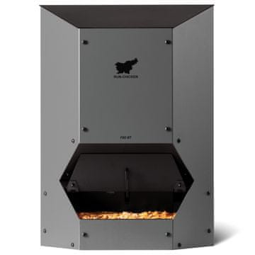 RUN-CHICKEN RUN‑CHICKEN Feeder – pametni krmilnik za kokoši v sivi barvi (z Bluetooth)