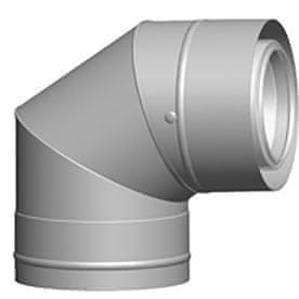 Wolf Koleno za fasado Wolf DN80/125-87° 2651763