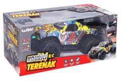 Avtomobil za kajenje SUV RC daljinski upravljalnik 24 cm - češka embalaža