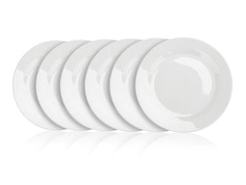 Banquet Plitev krožnik 24cm porcelan BASIC BÍ (6 kosov)