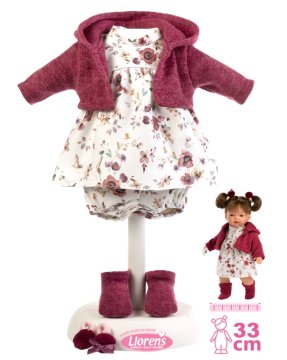 Llorens P33-146 obleka za lutko velikosti 33 cm
