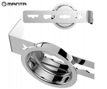 Manta Lovio Cookie Maker model za piškote, 4 oblike, nerjaveče jeklo, srebrn