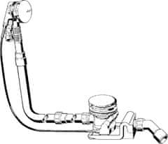 Viega Sifon za kad s prelivom Rotaplex Trio VISING RT3 6141.70 1070X40/50 727697