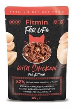 Fitmin FL žepek za mačke Kitten Chicken 85g