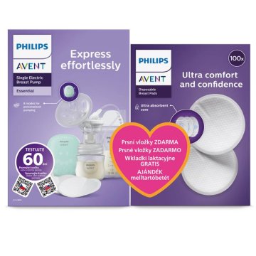 Philips AVENT Električna prsna črpalka Essential SCD323/20 + darilo