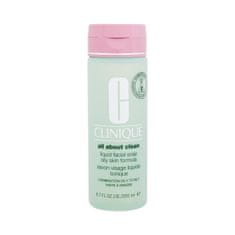 Clinique All About Clean Liquid Facial Soap Oily Skin Formula tekoče čistilno milo za mešano in mastno kožo 200 ml za ženske