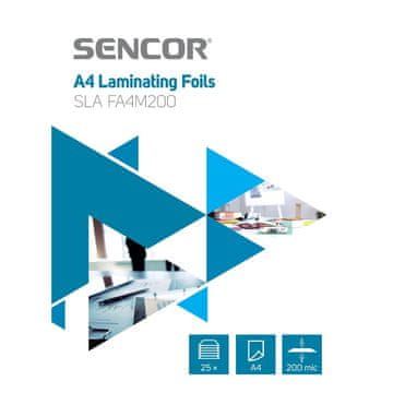 SENCOR SLA FA4M200 Folija A4 200 mikrometrov 25 kosov